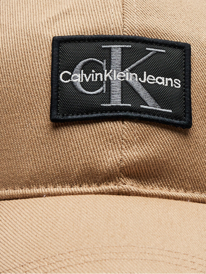 Calvin Klein Kšiltovka Calvin Klein Mono Logo Patch K50K512453 Béžová