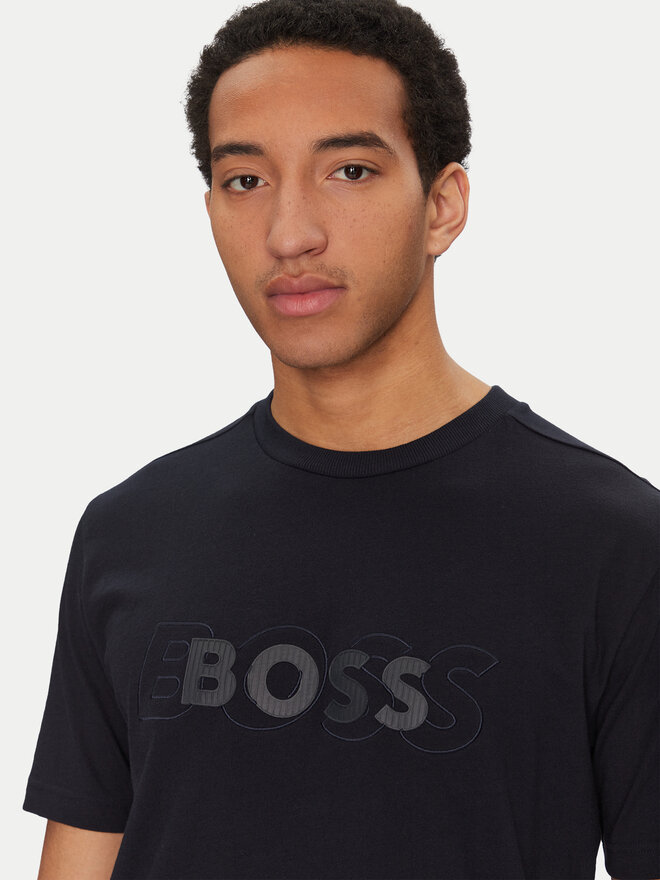 BOSS BOSS Póló 50531271 Sötétkék Regular Fit