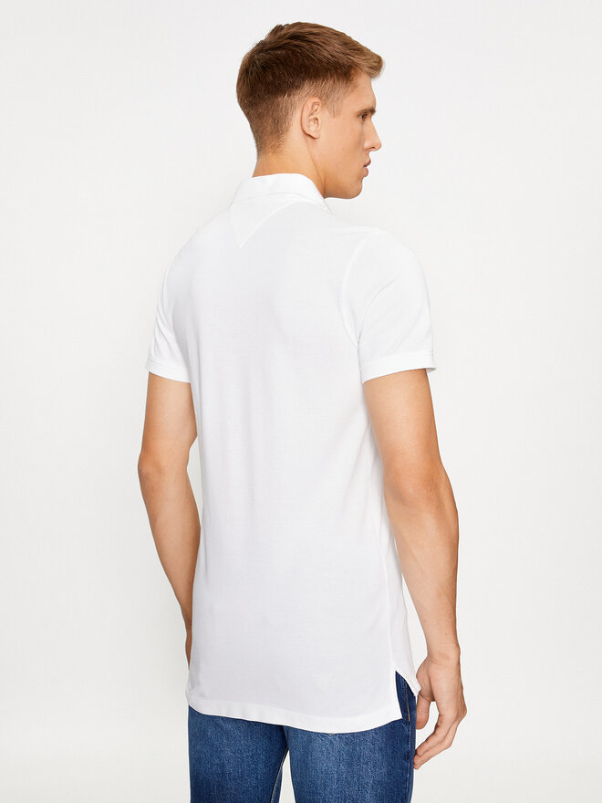 Tommy Jeans Tommy Jeans Poloshirt Placket DM0DM15370 Weiß Slim Fit
