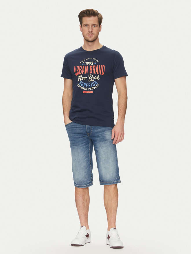 Blend Blend T-shirt 20717759 Tamnoplava Regular Fit