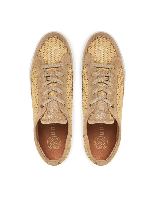 Unisa Sneakers Unisa Fleur Raf Beige
