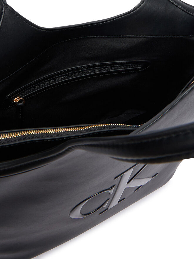 Calvin Klein Handtasche Calvin Klein Bold Ck LV04F3562G Schwarz