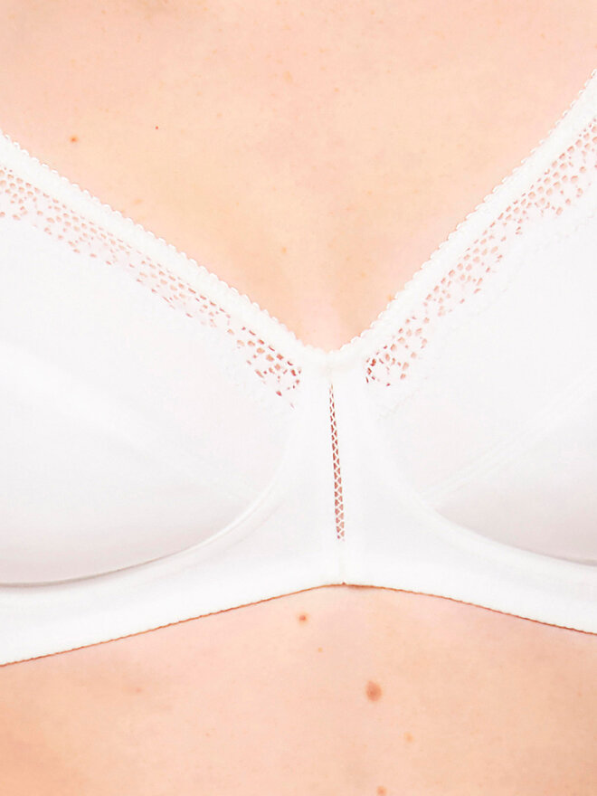 Triumph Triumph Σουτιέν Bralette Cotton Beauty 10094814 Λευκό