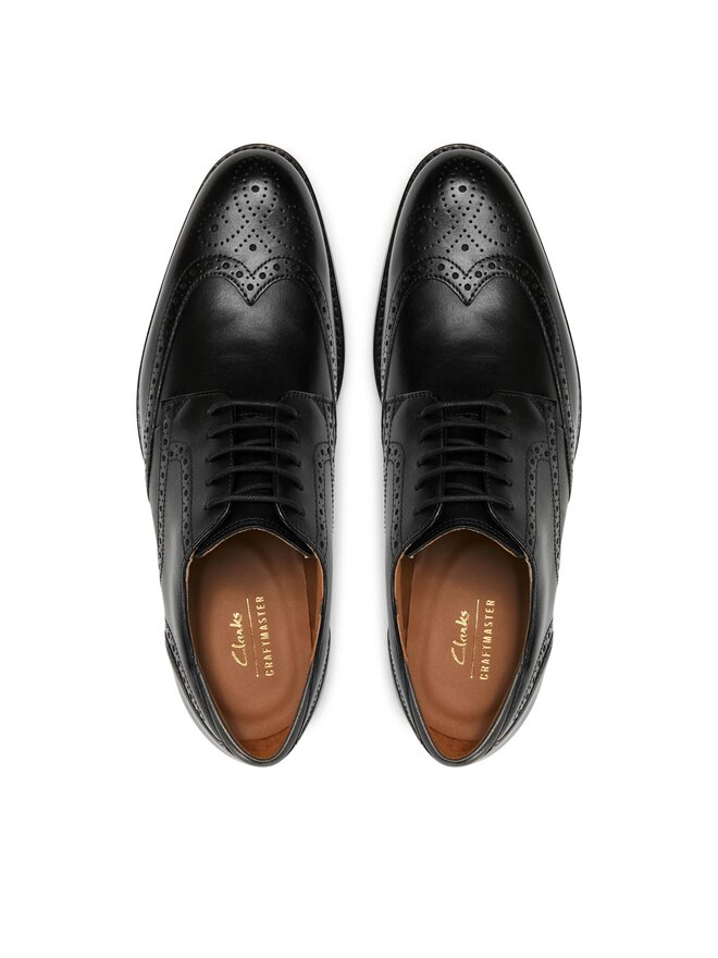 Clarks Półbuty Clarks Craft Arlo Limit 261714527 Czarny