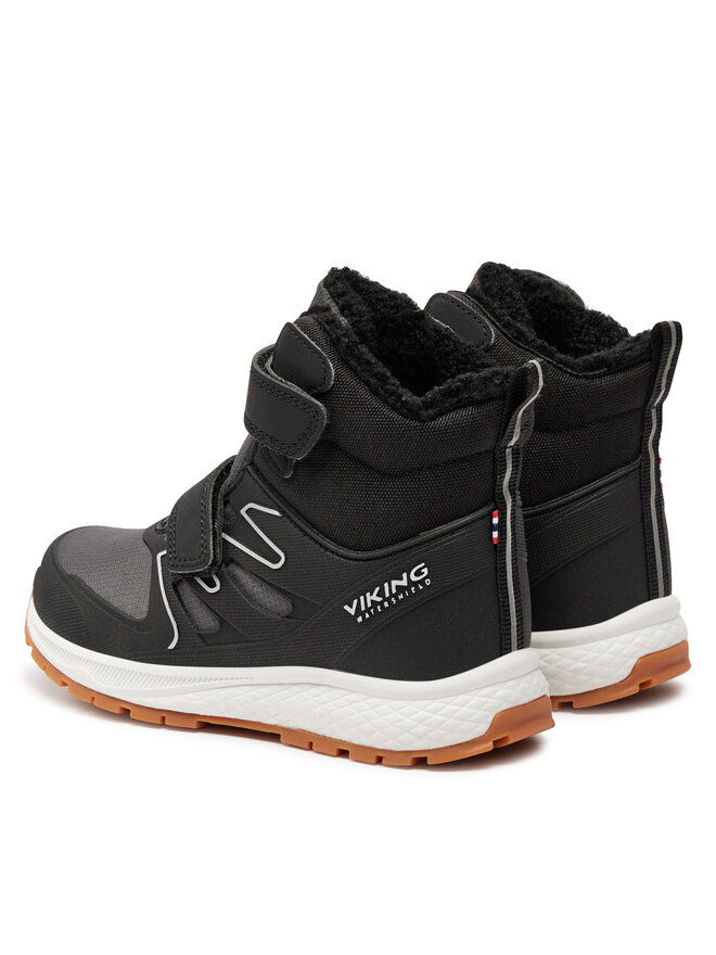 Viking Škornji za sneg Viking Equip Defence Warm Wp 2V 3-94400-277 Črna