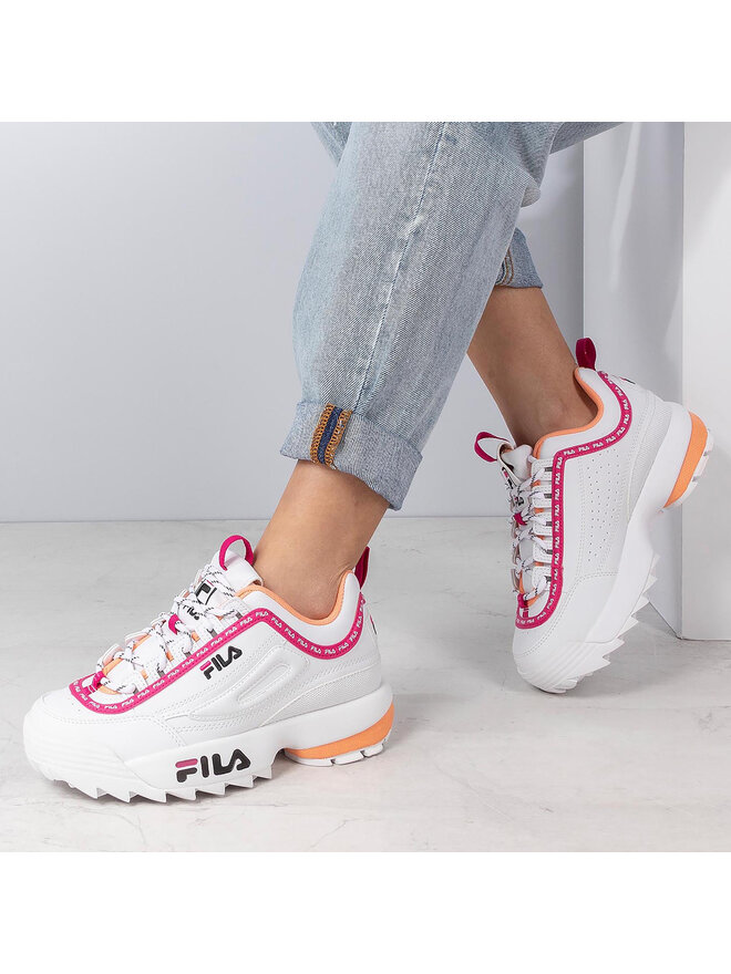 Fila Sneakersy Fila Disruptor Logo Low Wmn 1010748.92U Biały