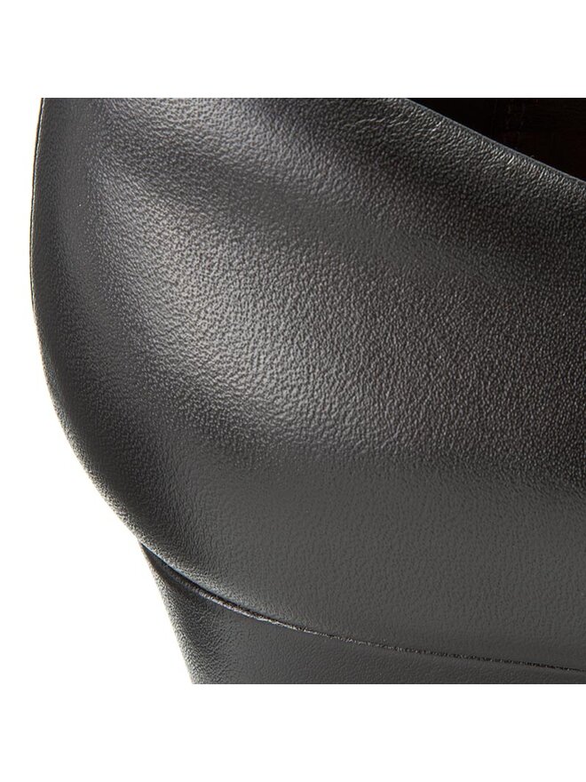 Clarks vendra bloom black leather shop