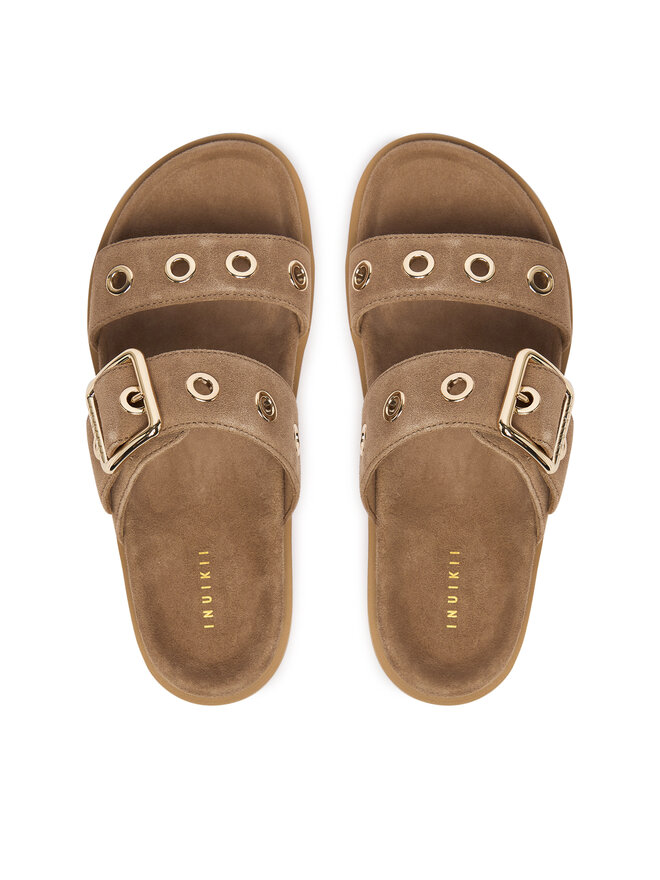 Inuikii Pantoletten Inuikii Tilda Buckle 1004.003.0631 Beige