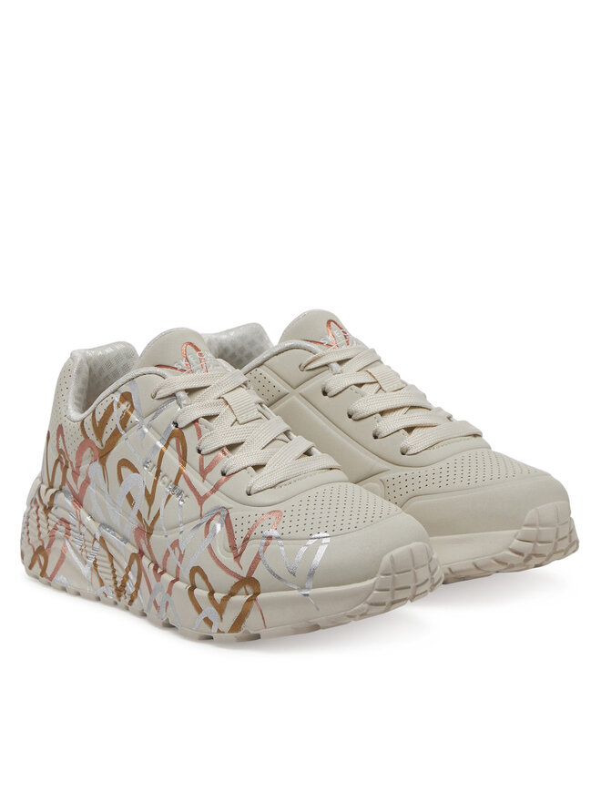 Skechers Αθλητικά Skechers Uno Lite - Metallic 314067L/NTMT Λευκό