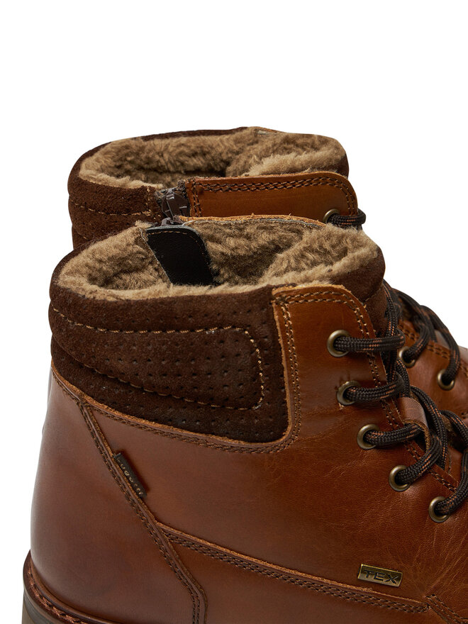 Bugatti Schnürstiefeletten Bugatti 321AH252 Braun