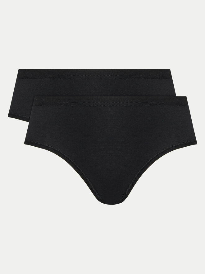 Triumph Triumph 2 db klasszikus női alsó magas derékkal Sense Of Cotton 10225046 Fekete