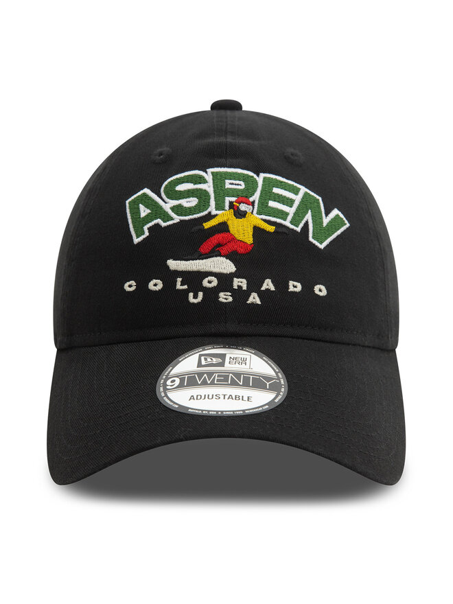 New Era Шапка с козирка New Era Washed Aspen Ski 9TWENTY 60580870 Черен
