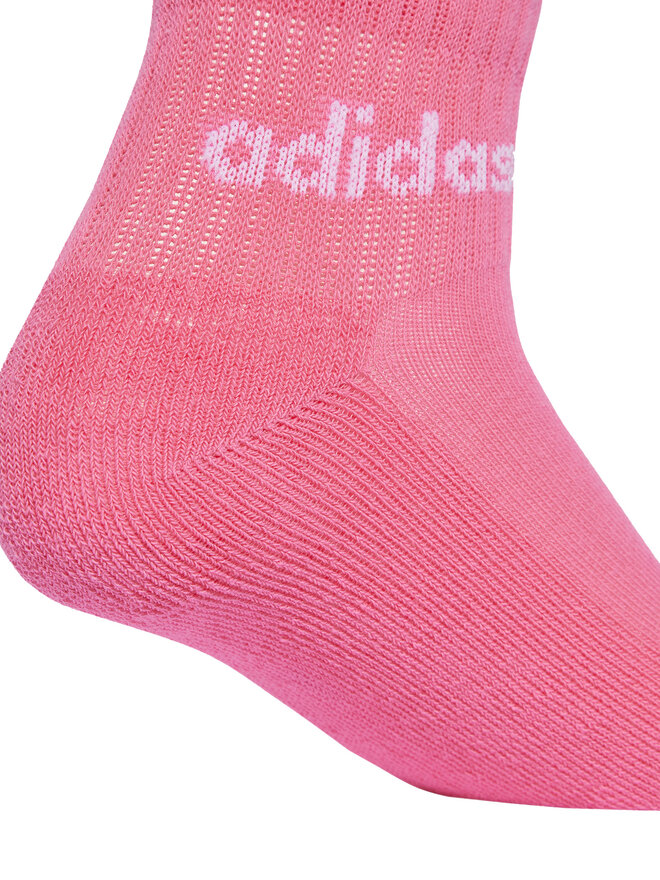 adidas Sada 3 párů dětských nízkých ponožek adidas Kids Lin Ank 5P JF8541 Barevná
