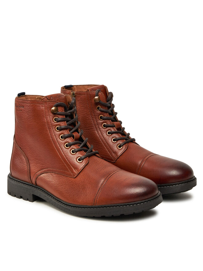 Pepe Jeans Gležnjarji Pepe Jeans Free Land PMS50245 Rjava