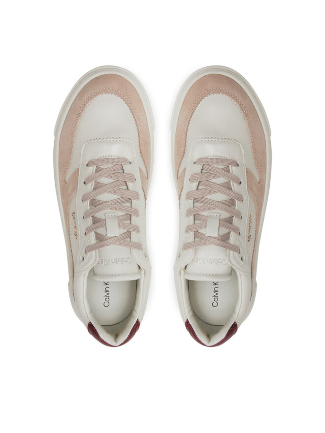 Calvin Klein Снікерcи Calvin Klein Cupsole Lace Up W/Ml Mix M HW0HW02114 Бежевий