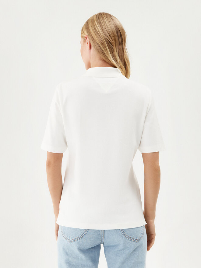 Tommy Hilfiger Tommy Hilfiger Poloshirt 1985 WW0WW37820 Écru Regular Fit