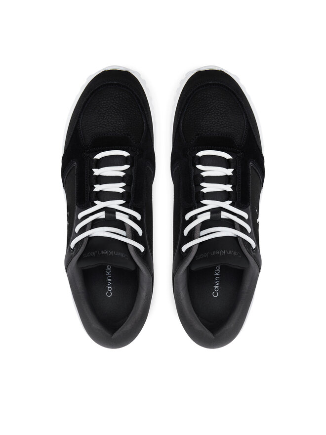 Calvin Klein Jeans Снікерcи Calvin Klein Jeans Eva Runner Low Mg Wmm YM0YM01145 Чорний