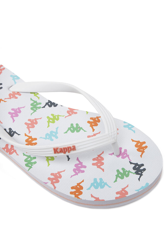 Kappa Japonki Kappa 351C22W White - Pink Coral - Pink Fuchsia Kolorowy