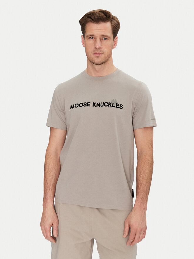 Moose Knuckles Moose Knuckles Футболка Conway M15MT760 Сірий Regular Fit