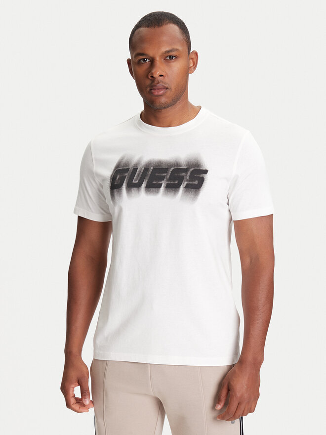 Guess Guess Marškinėliai Z5YI12 I3Z14 Balta Regular Fit