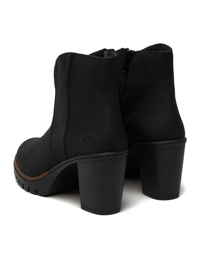 Rieker Botine Rieker Y2553-00 Negru