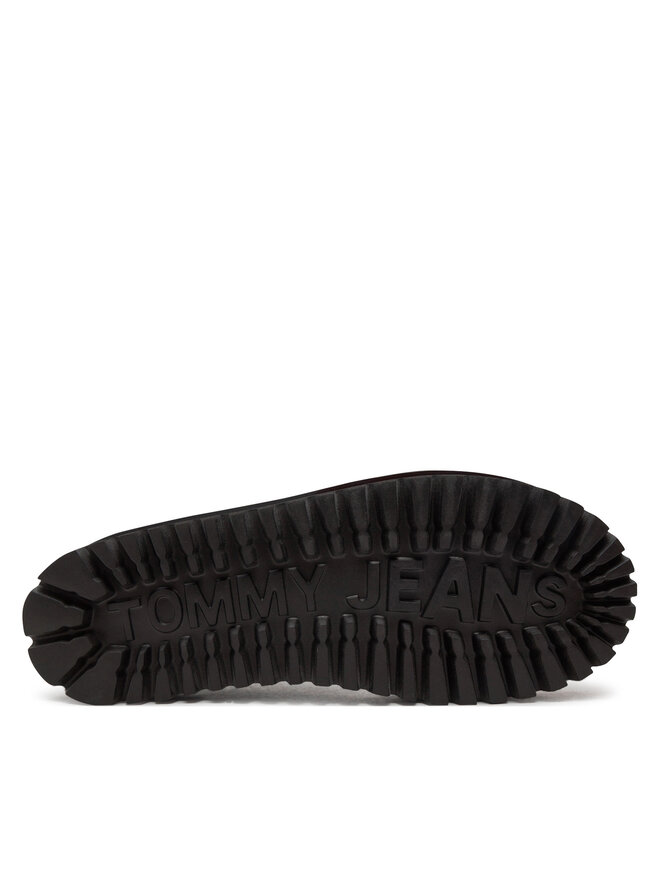 Tommy Jeans Cizme de zăpadă Tommy Jeans Tjw Nylon Flatform Boot Wl EN0EN02689 Negru