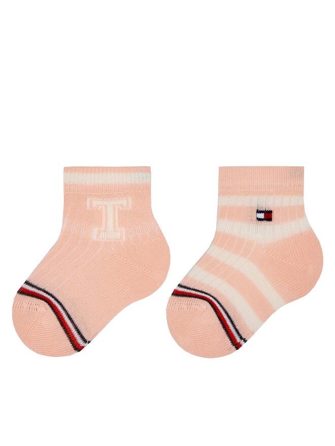 Tommy Hilfiger 2er-Set hohe Kindersocken Tommy Hilfiger 701224996 Rosa