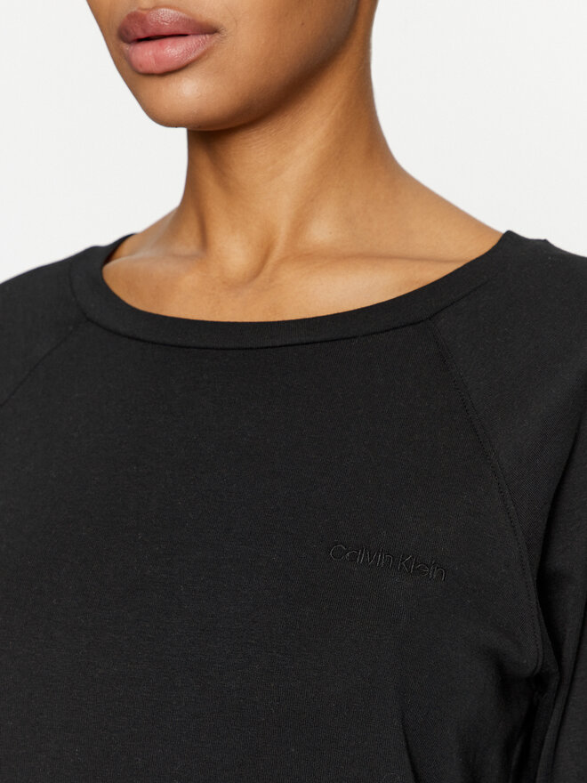 Calvin Klein Underwear Calvin Klein Underwear Pyjama-Bluse 000QS7003E Schwarz Regular Fit