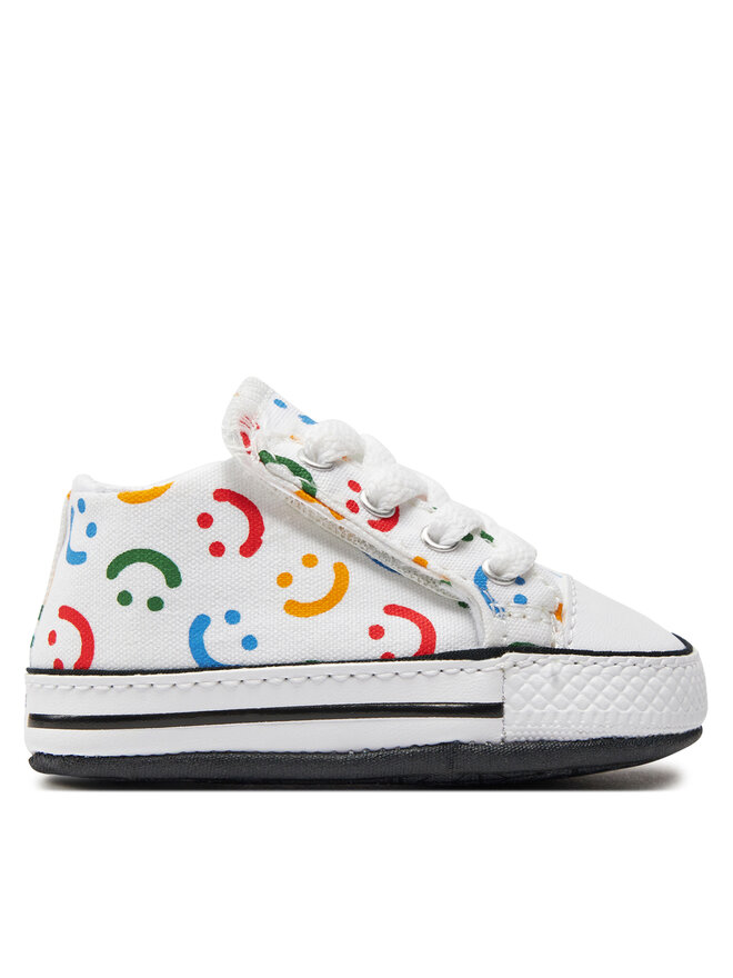 Converse Πάνινα παπούτσια Converse Chuck Taylor All Star Cribster Easy On Doodles A06353C Λευκό