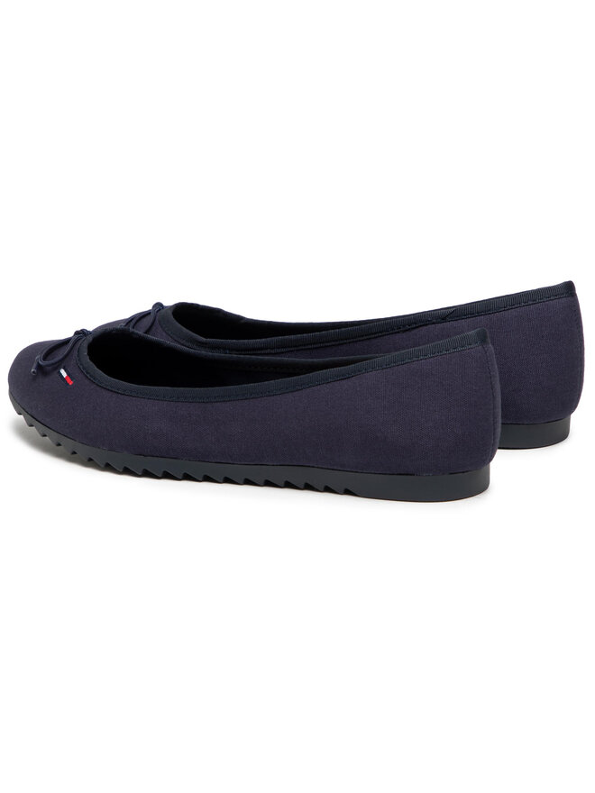 Tommy Jeans Ballerinas Tommy Jeans Essential Tommy Jeans Ballerina EN0EN01284 Dunkelblau