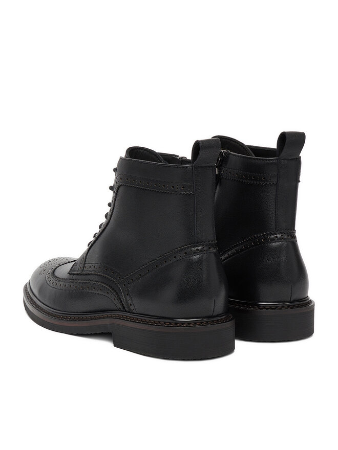 GINO ROSSI Schnürschuhe Gino Rossi EO-Y51-451-AB102 Schwarz