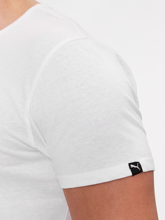 Puma Puma Σετ 2 T-Shirts Basic 935016 Λευκό Regular Fit
