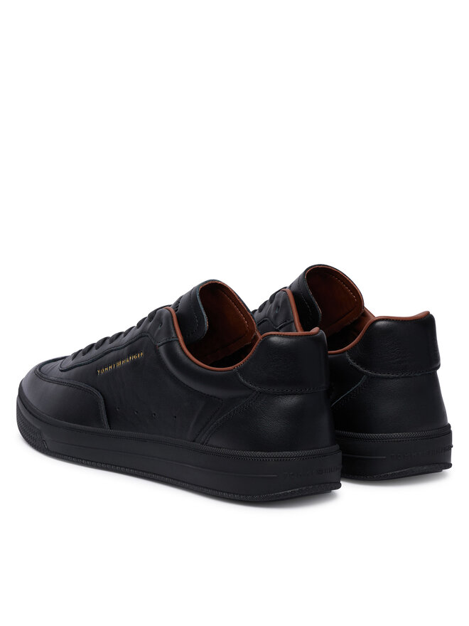 Tommy Hilfiger Sneakers Tommy Hilfiger Th Lo Lux Lth Sneaker FM0FM05996 Schwarz