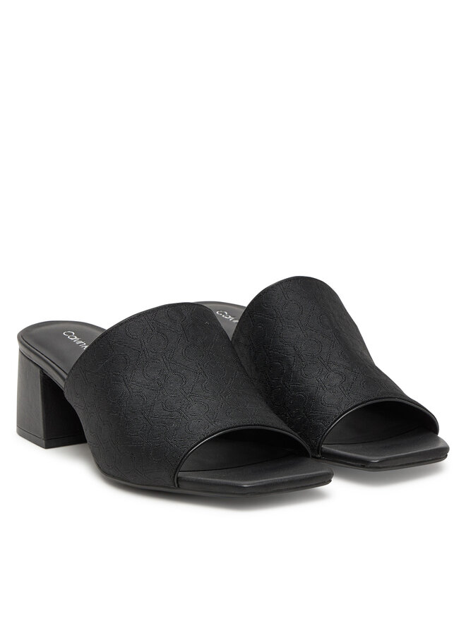 Calvin Klein Şlapi Calvin Klein Heel Slide 50 - Jacq HW0HW02387 Negru