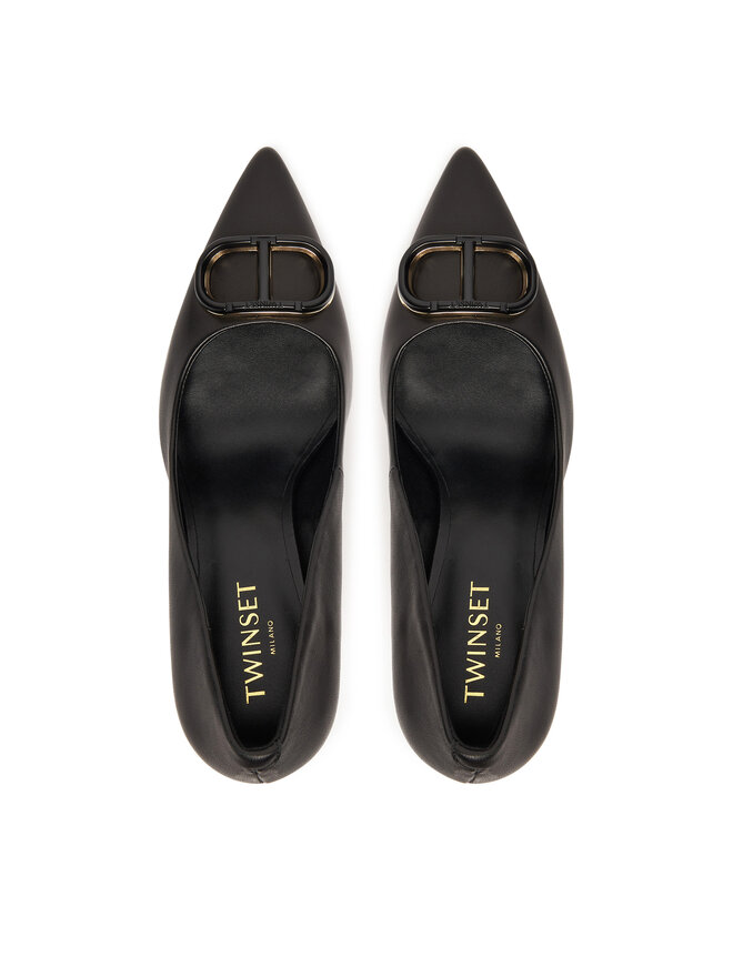 TWINSET Magassarkú TWINSET 252TCP032 Fekete