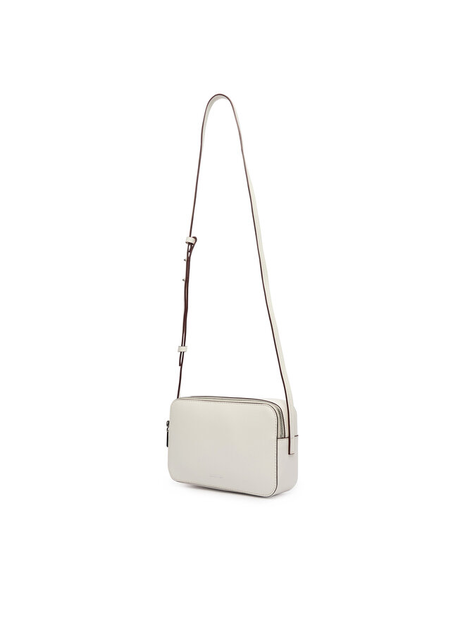 Calvin Klein Handtasche Calvin Klein Foil Logo Elongated Camera Bag LV04F3276G Weiß