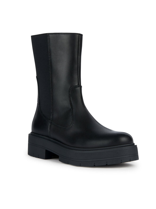Geox Polokozačky Geox D Spherica Ec7 D36VDK 00043 C9999 Černá