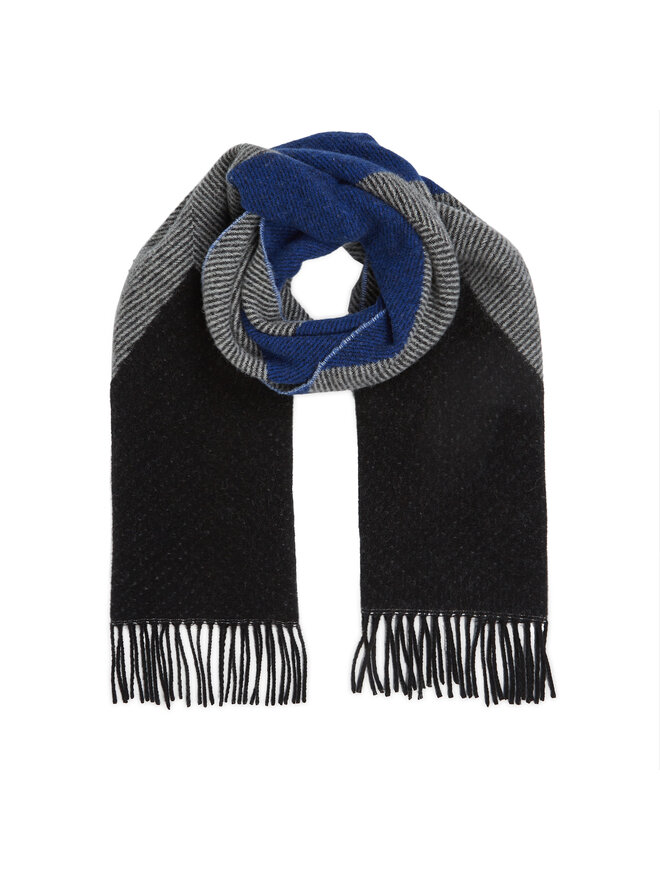 Tommy Hilfiger Schal Tommy Hilfiger Th Evening Fluffy Scarf AW0AW15354 Schwarz