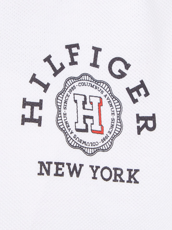 Tommy Hilfiger Tommy Hilfiger Poloshirt Monotype KB0KB08801 Weiß Regular Fit