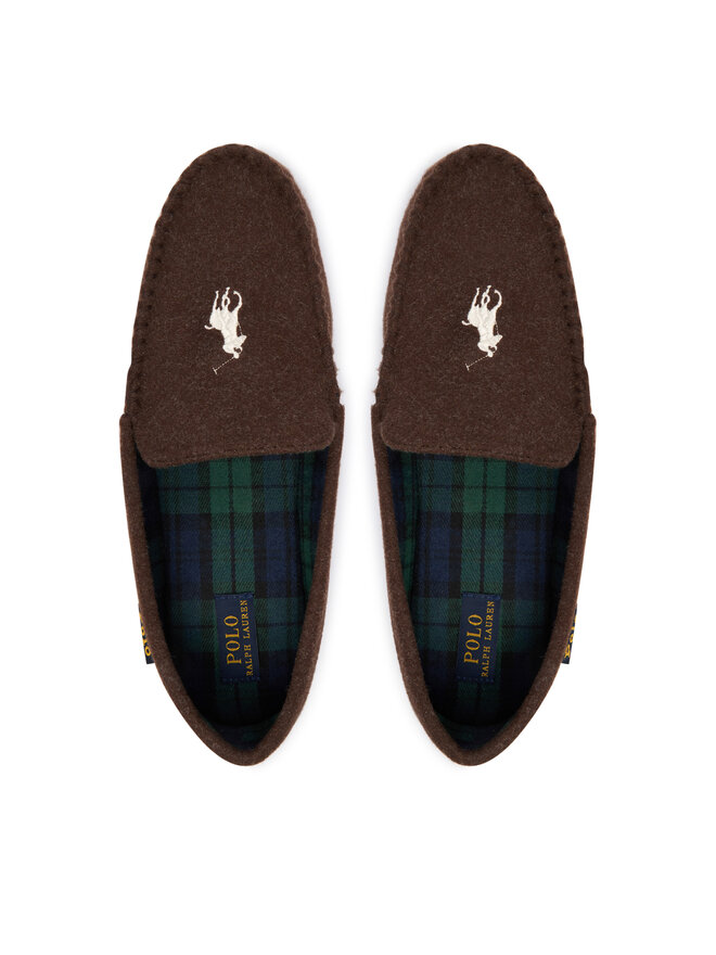 Polo Ralph Lauren Тапочки Polo Ralph Lauren Brennan Wool Dress 843981601003 Коричневий