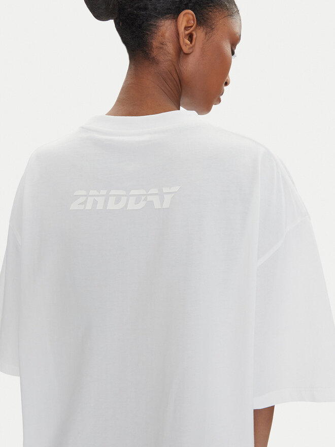 2NDDAY 2NDDAY Camiseta Arale 2252245310 Blanco Loose Fit