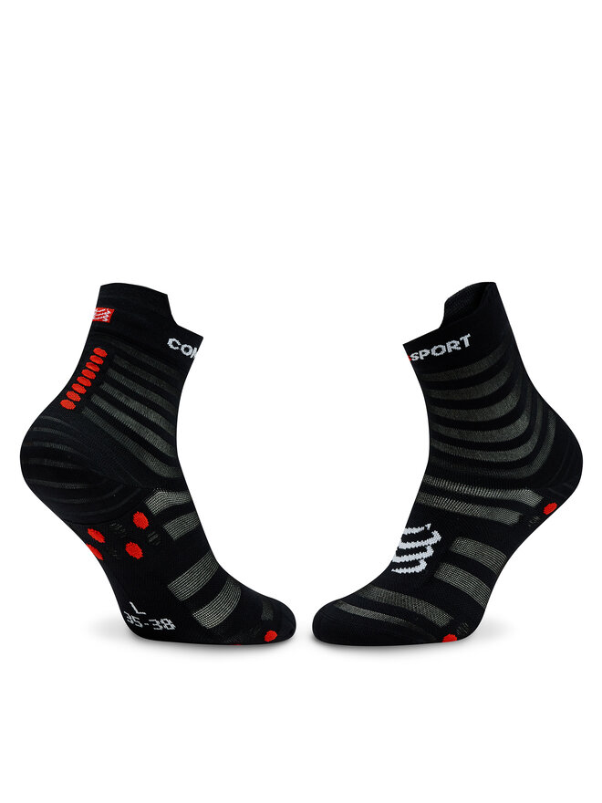 Compressport Дълги чорапи unisex Compressport Pro Racing Socks V4.0 Ultralight Run High XU00050B Черен