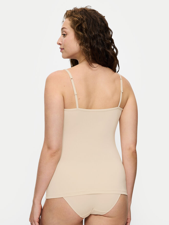 Triumph Triumph Marškinėliai Sense Of Modal 10224795 Écru Slim Fit