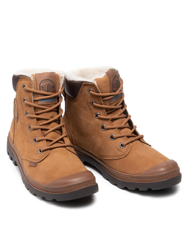 Palladium Schnürstiefeletten Palladium Pampa Sport Cuff Wps 72992-697-M Braun
