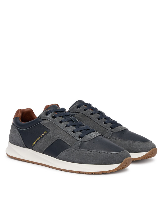 Tommy Hilfiger Sneakers Tommy Hilfiger Elevated Hilfiger Mix Runner FM0FM06084 Dunkelblau