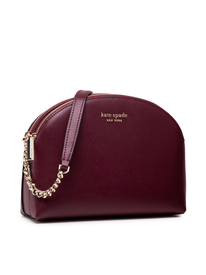 Kate Spade Сумка Kate Spade Spencer Double-Zip Dome Crossbody K4562 Бордовий