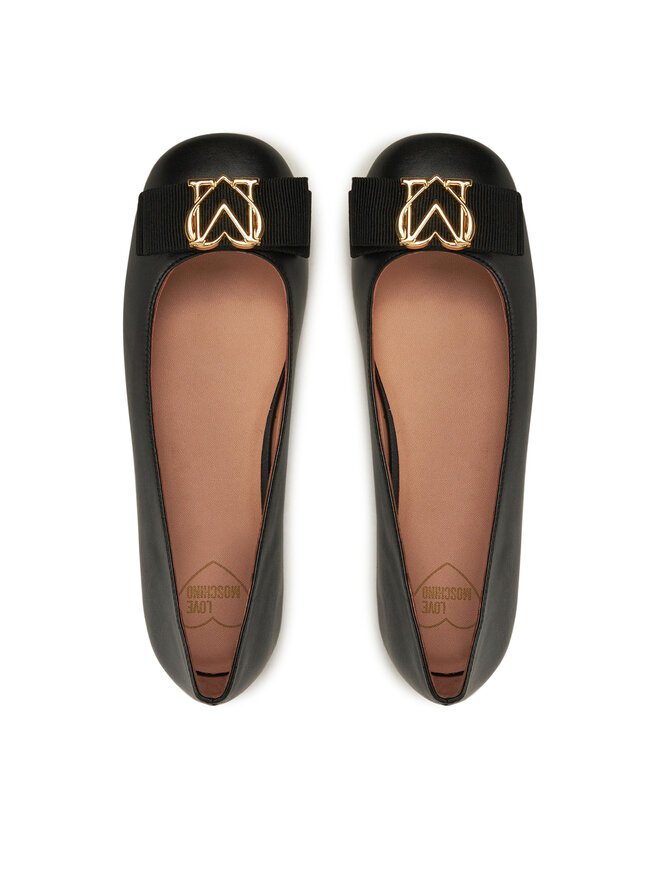 LOVE MOSCHINO Ballerinas LOVE MOSCHINO JA11041G0LIE0000 Schwarz
