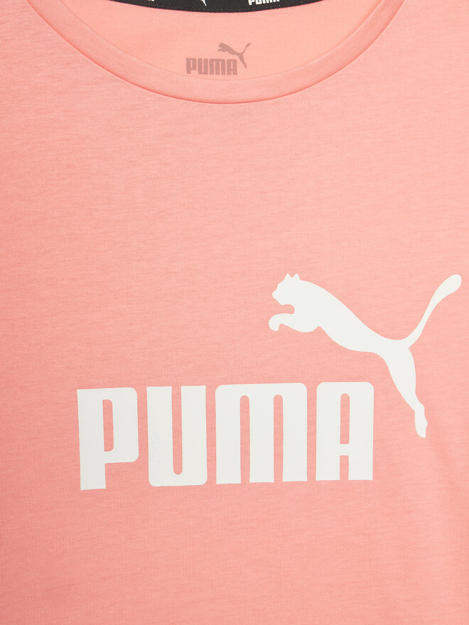 Puma Puma Marškinėliai Ess Logo 587029 Oranžinė Regular Fit