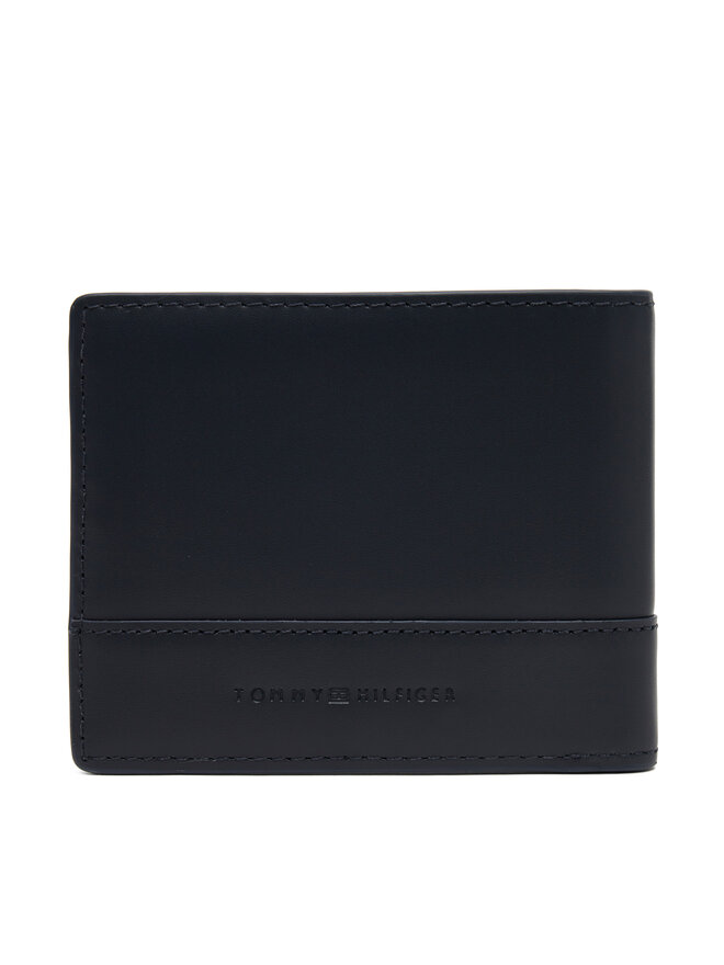 Tommy Hilfiger Veľká pánska peňaženka Tommy Hilfiger Th Corp Mini Cc Wallet AM0AM13244 Tmavomodrá