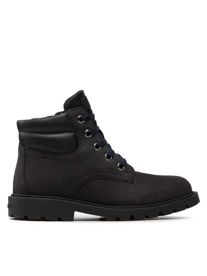Geox Schnürstiefeletten Geox J Shaylax B. B J16FAB 032BC C4002 S Dunkelblau